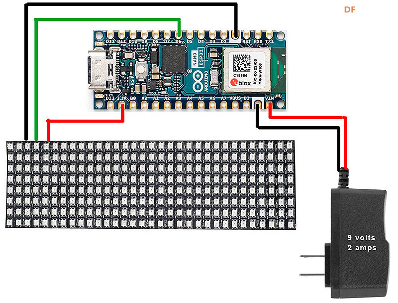 【Arduino 动手做】使用 ESP32 的自设置大时钟构建图3