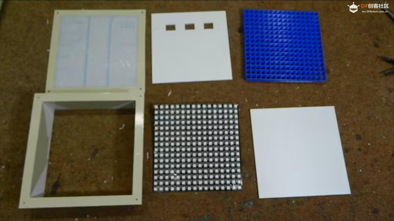 【Arduino 动手做】DIY 简单 FFT 频谱分析仪 16x16 LED 矩阵图3
