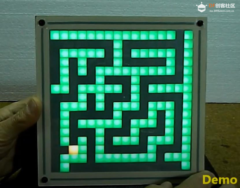 【Arduino 动手做】如何用智能手机控制 16x16 WS2812 Led 矩阵图12