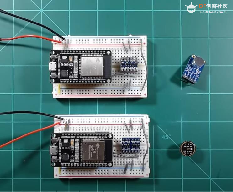 【Arduino 动手做】WLED：模拟麦克风与数字麦克风的比较图4