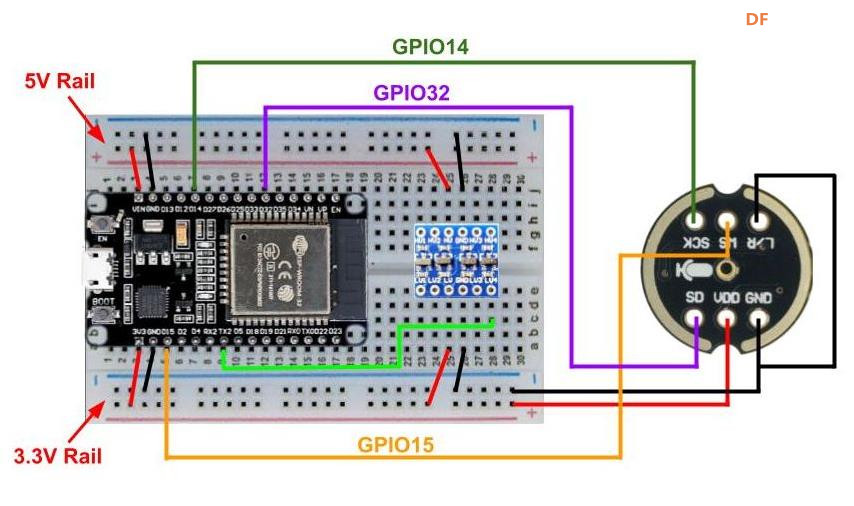 【Arduino 动手做】WLED：模拟麦克风与数字麦克风的比较图8