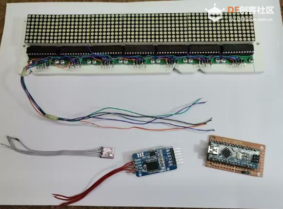 【Arduino 动手做】Arduino 矩阵滚动气象站和带 BME 的时钟图1