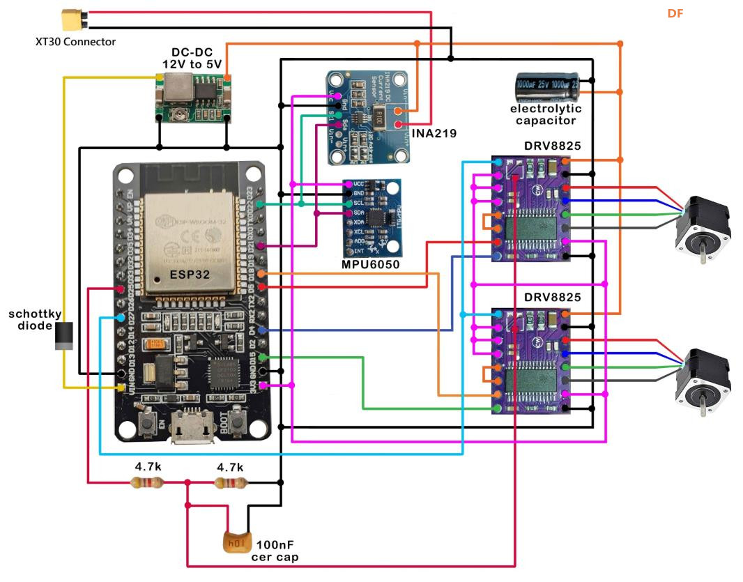 【Arduino 动手做】ESP32 平衡机器人图3