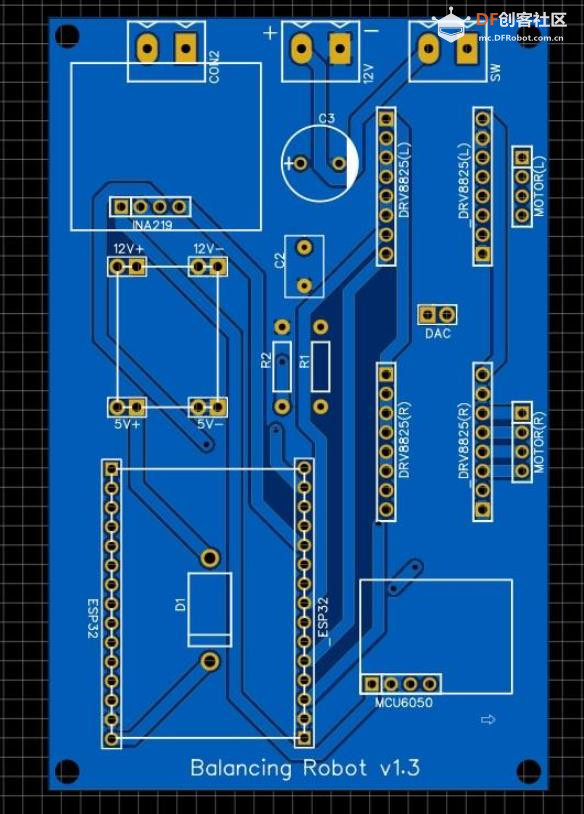 【Arduino 动手做】ESP32 平衡机器人图2