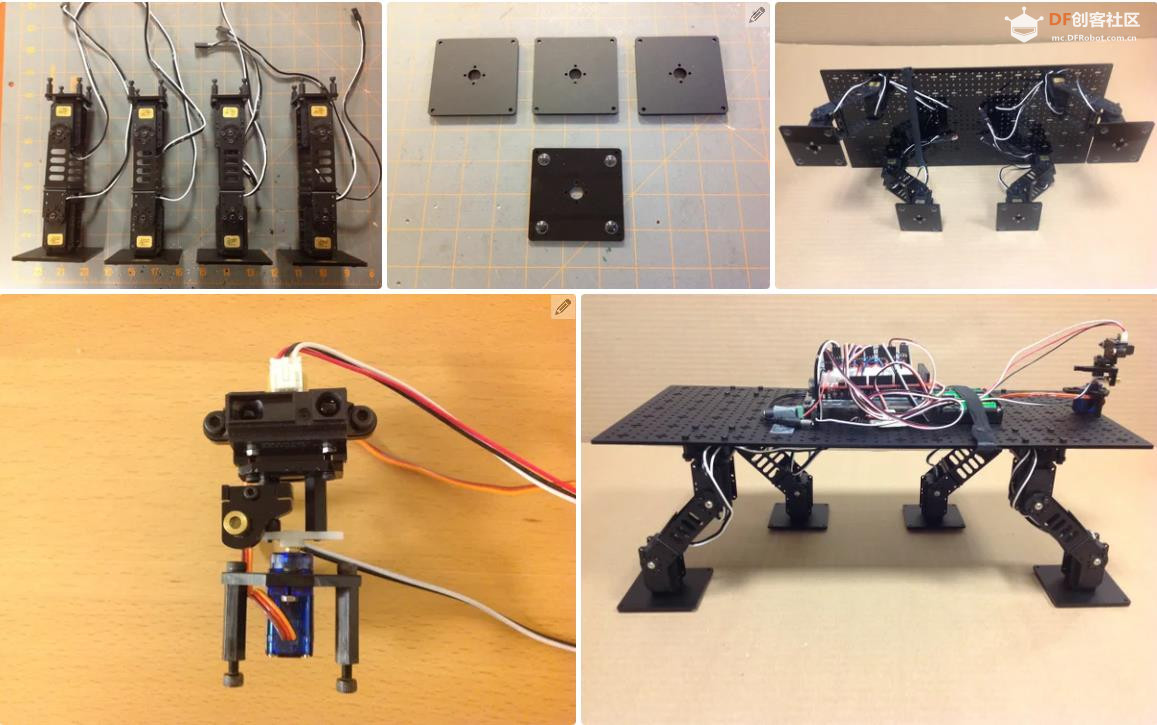 【Arduino 动手做】跺脚式哺乳动物型的四足机器人图5
