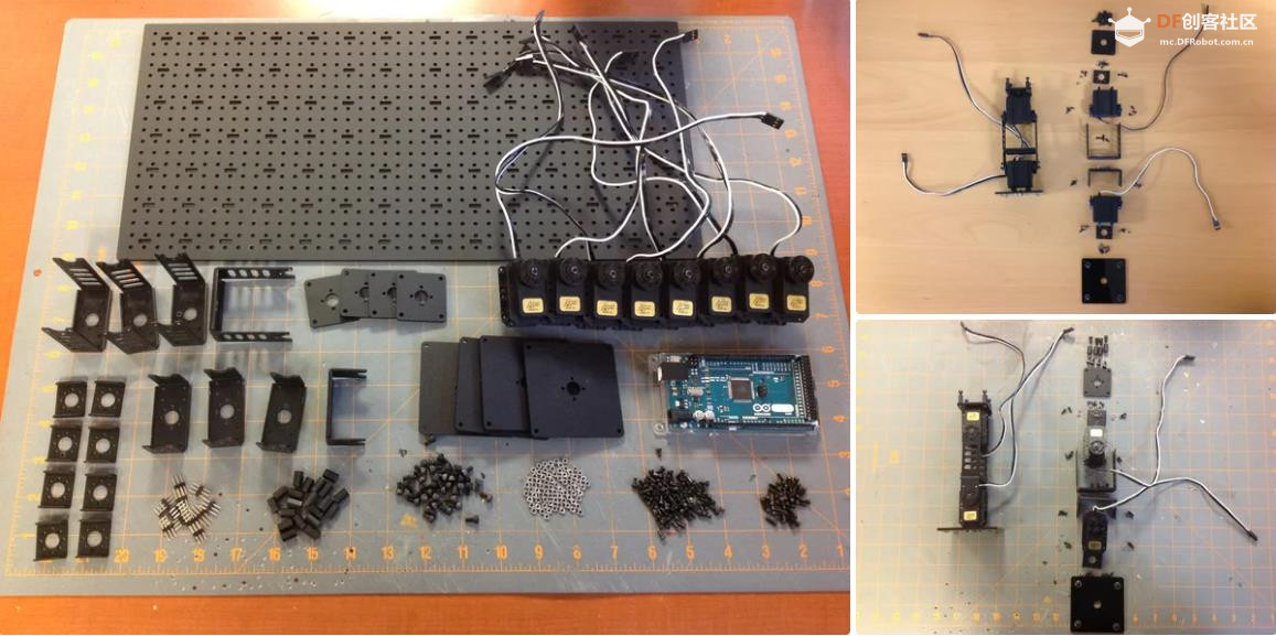 【Arduino 动手做】跺脚式哺乳动物型的四足机器人图4