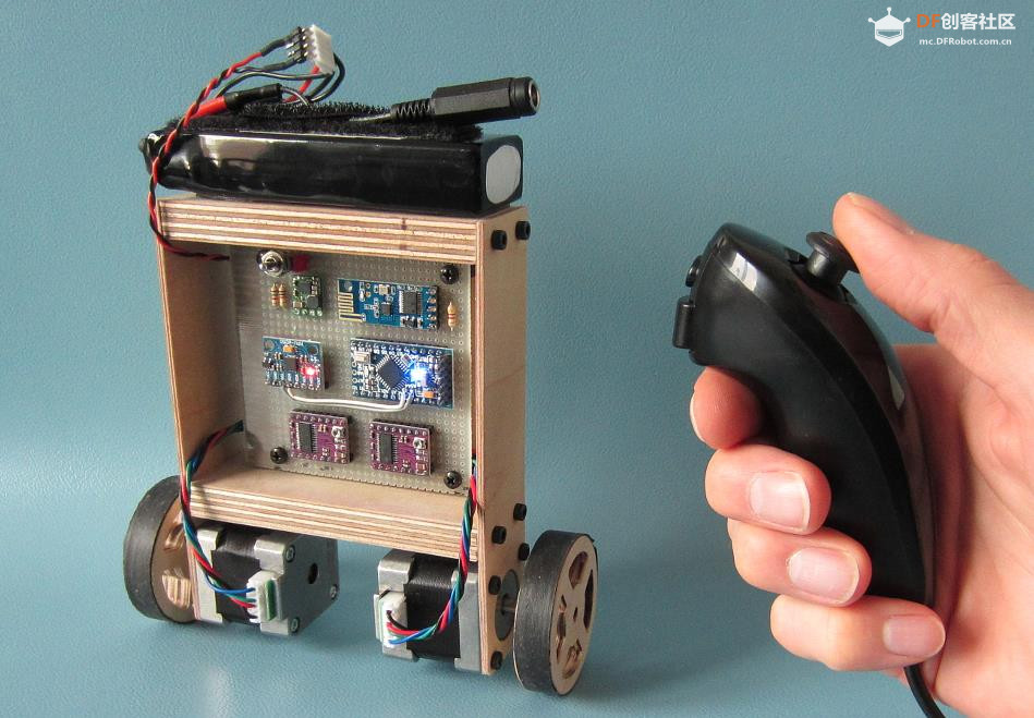【Arduino 动手做】YABR：一款使用步进电机的自平衡机器人图4