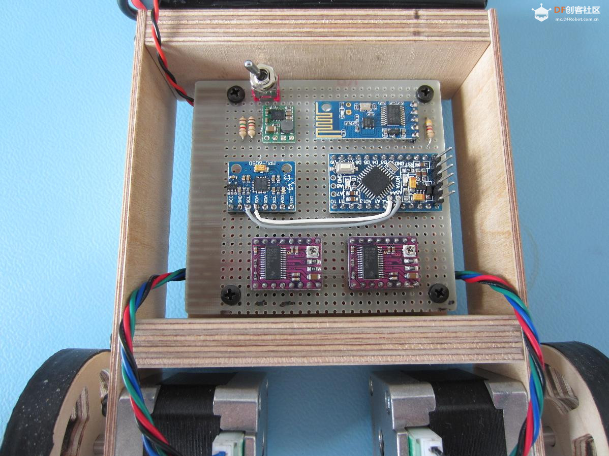 【Arduino 动手做】YABR：一款使用步进电机的自平衡机器人图2