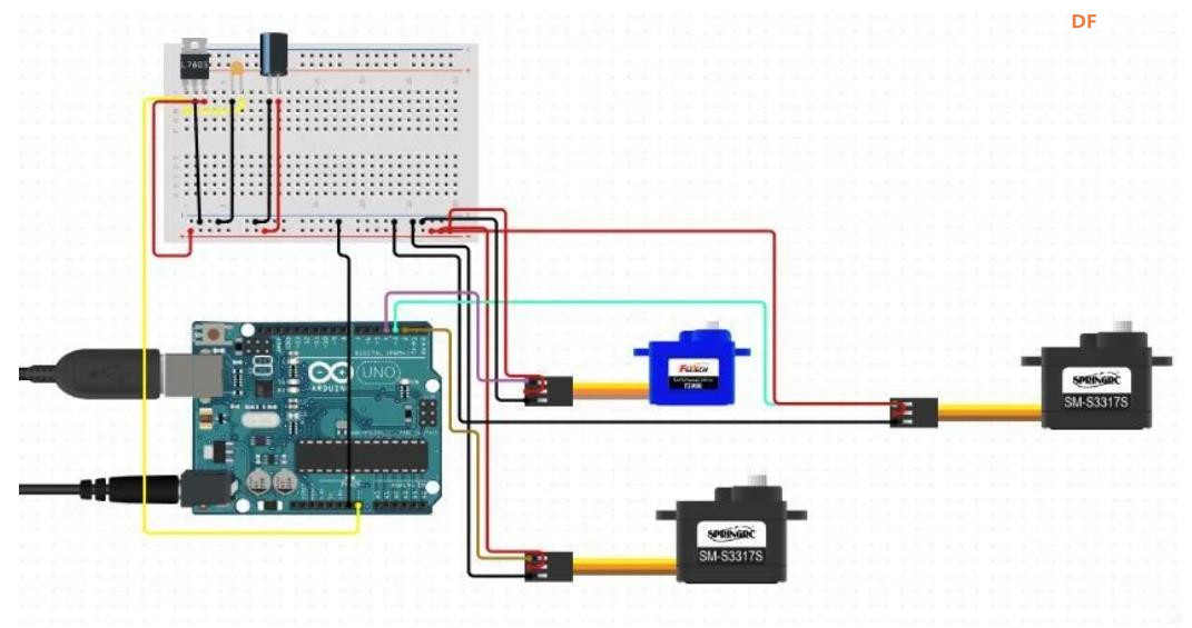 【Arduino 动手做】SCARA 机器人：学习正向和逆向运动学图3