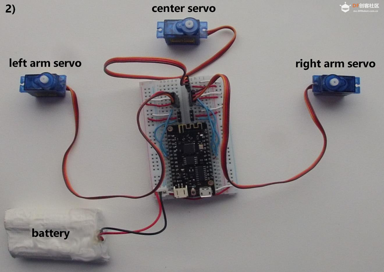 【Arduino 动手做】 3D 打印拳击圣诞老人双足机器人图9