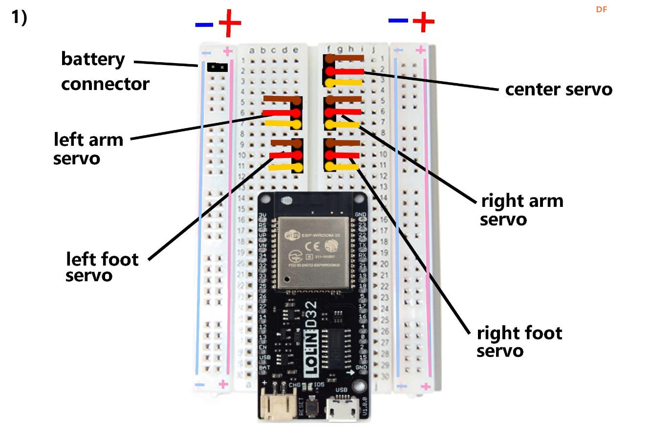 【Arduino 动手做】 3D 打印拳击圣诞老人双足机器人图10