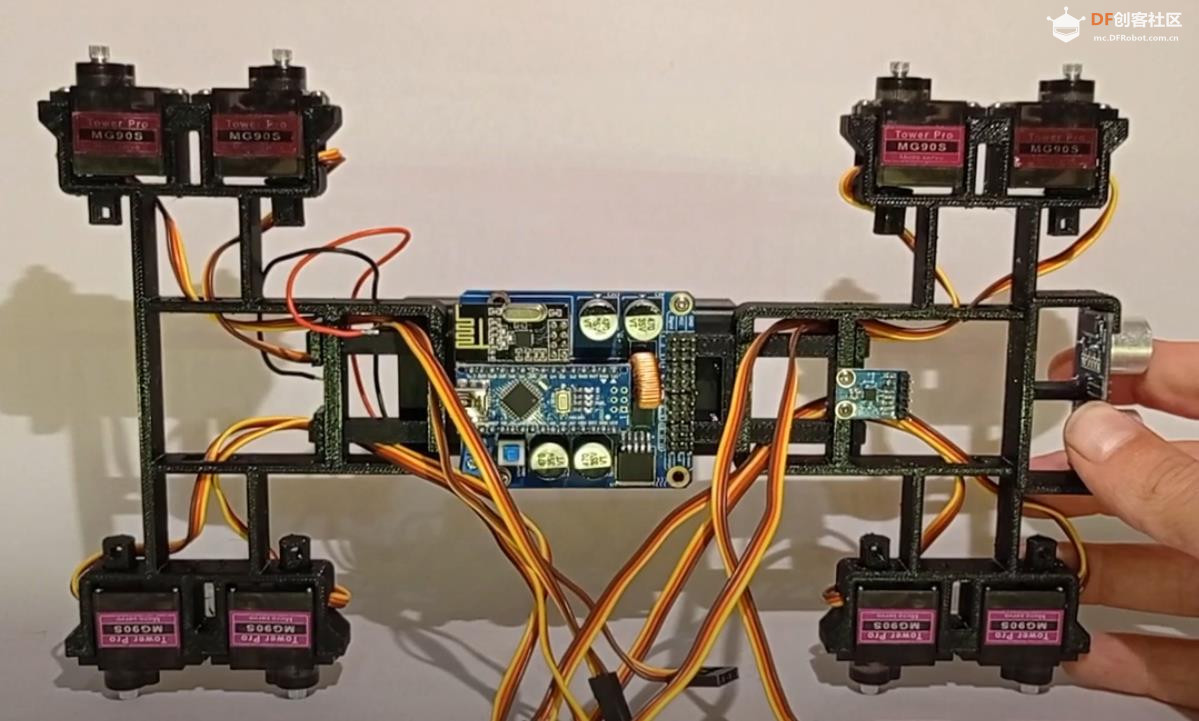 【Arduino 动手做】3D 打印的自主 Sprint 四足机器人图8