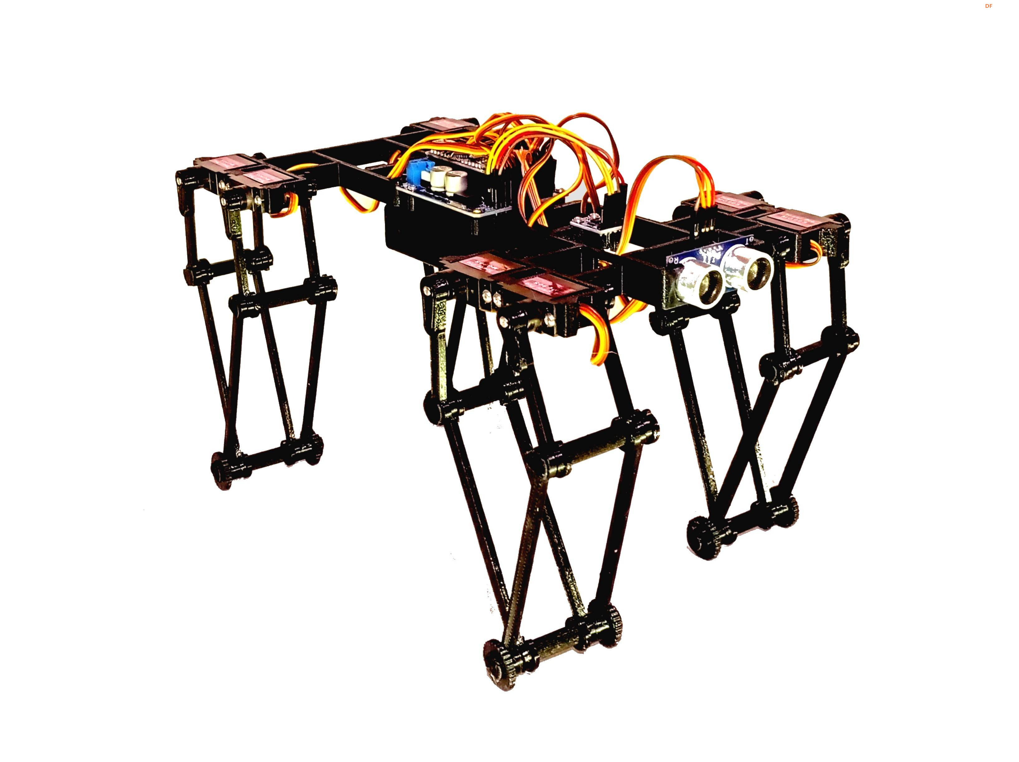 【Arduino 动手做】3D 打印的自主 Sprint 四足机器人图1
