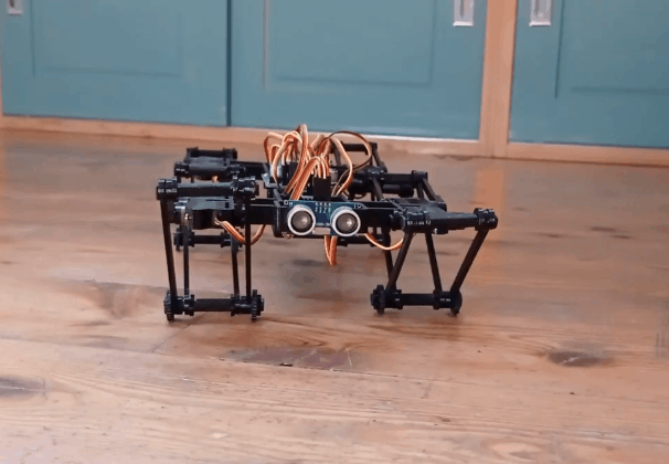 【Arduino 动手做】3D 打印的自主 Sprint 四足机器人图2
