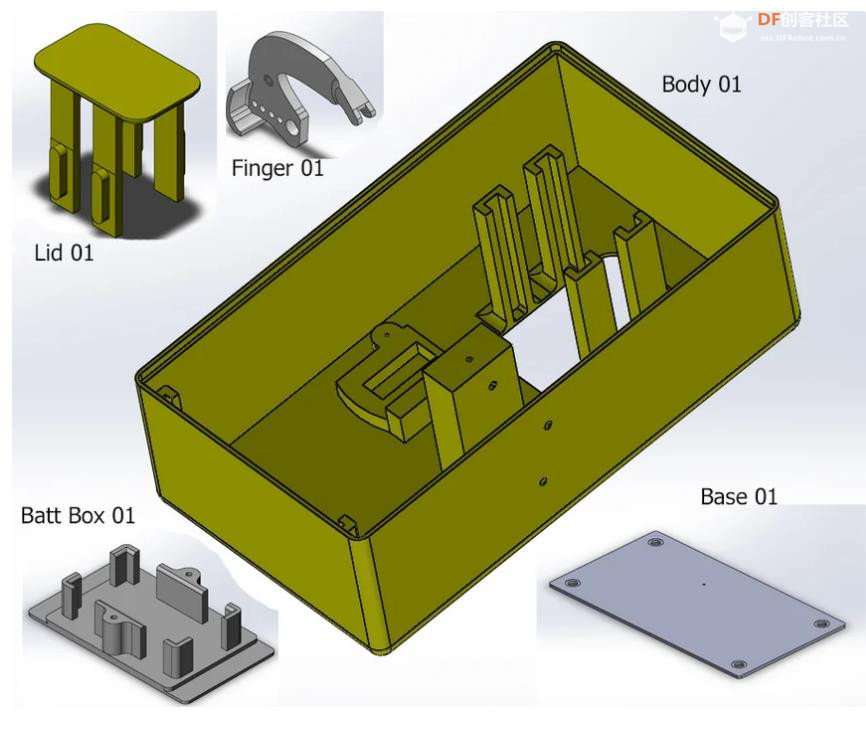 【Arduino 动手做】3D 打印无需做事的盒子 EZ图2