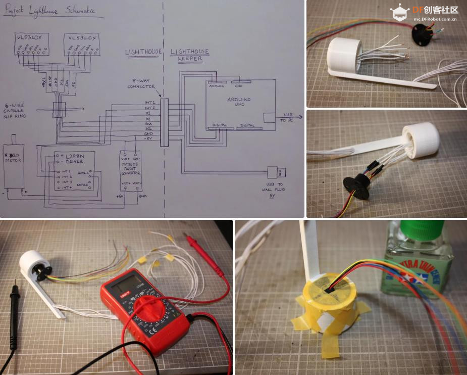 【Arduino 动手做】项目灯塔 - 360° 迷你 Arduino 激光雷达图6