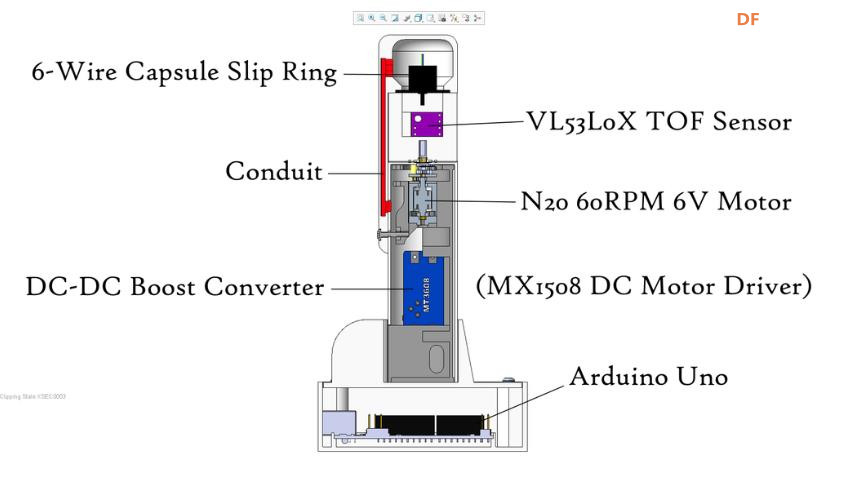 【Arduino 动手做】项目灯塔 - 360° 迷你 Arduino 激光雷达图1
