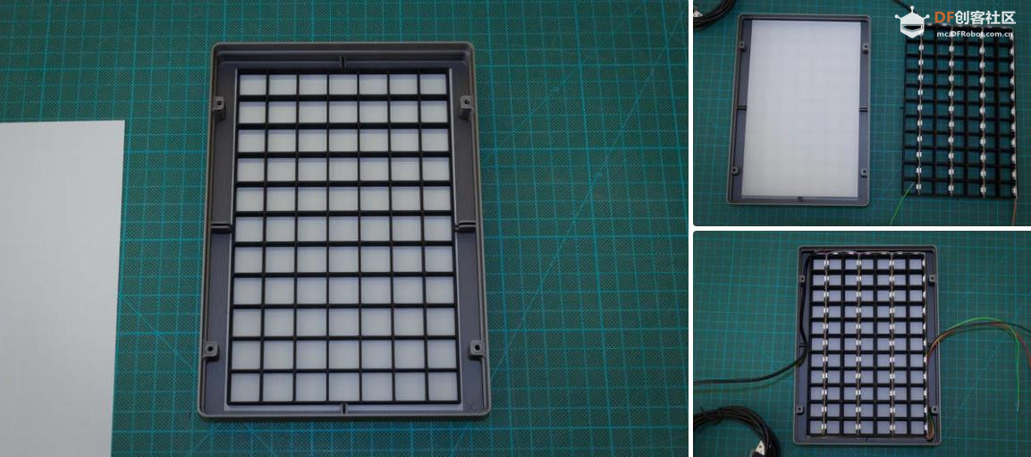 【Arduino 动手做】 LGCv2：使用 LED 灯条的 7x11 LED 矩阵时钟图8