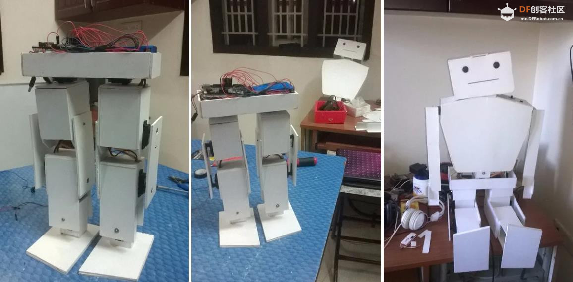 【Arduino 动手做】使用舵机的 PVC 人形机器人图5