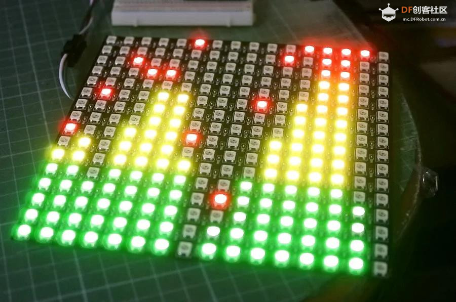 【Arduino 动手做】矩阵 16X16 图形音频频谱分析仪图1