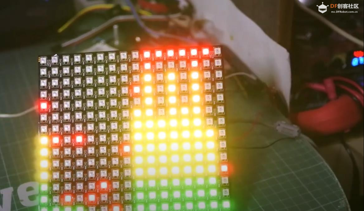 【Arduino 动手做】矩阵 16X16 图形音频频谱分析仪图4
