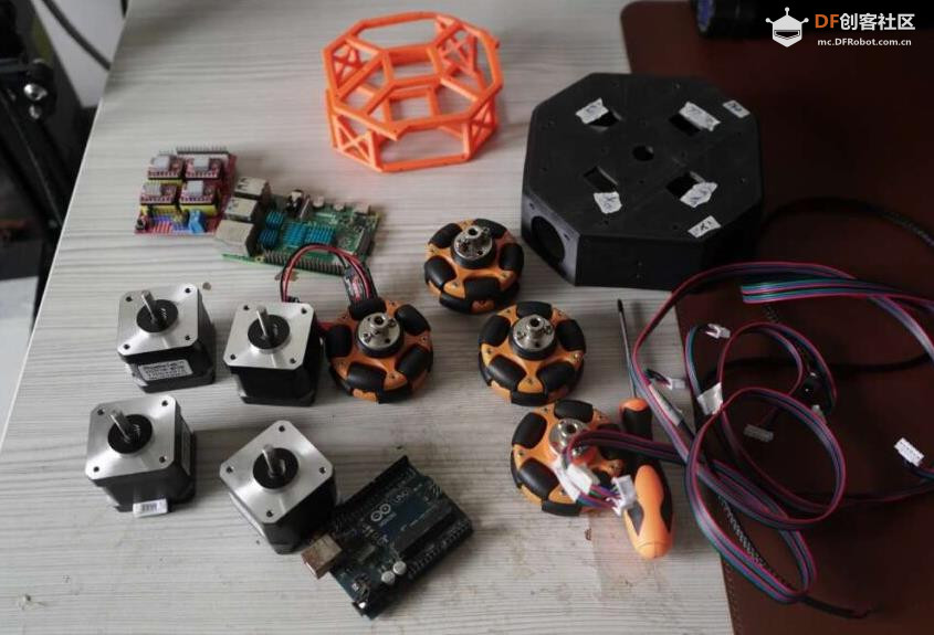 【Arduino 动手做】SLIDE全向轮机器人平台图3