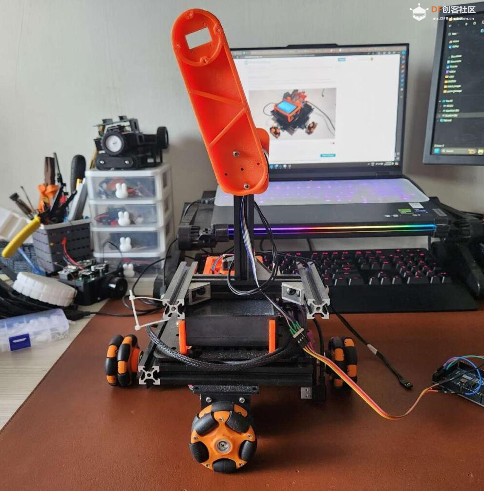 【Arduino 动手做】SLIDE全向轮机器人平台图8