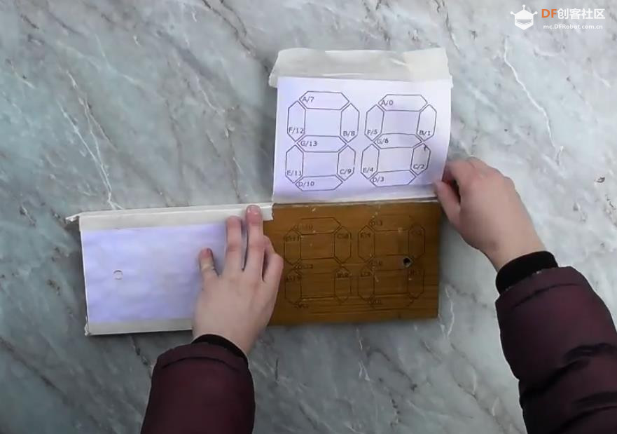 【Arduino 动手做】3D打印的 7 段数字大时钟图2