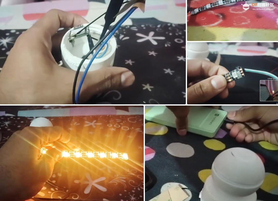 【Arduino 动手做】基于 Xiao ESP32 S3 的迷你桌面氛围灯图6