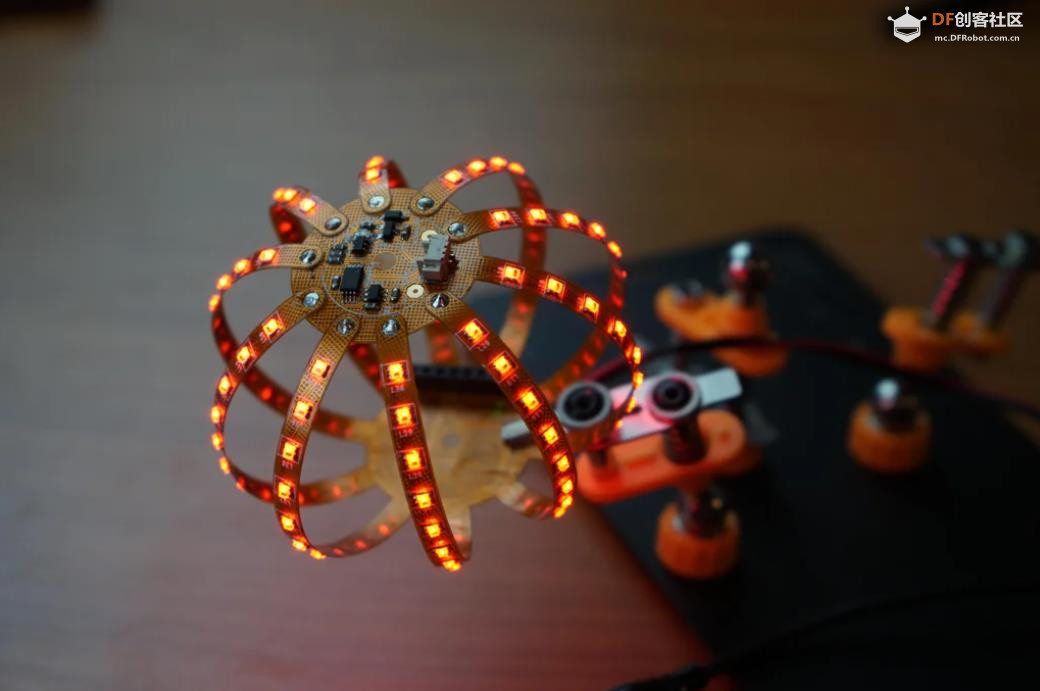 【Arduino 动手做】FLEXBALL - 带 WiFi 的百像素柔性 PCB 球图1