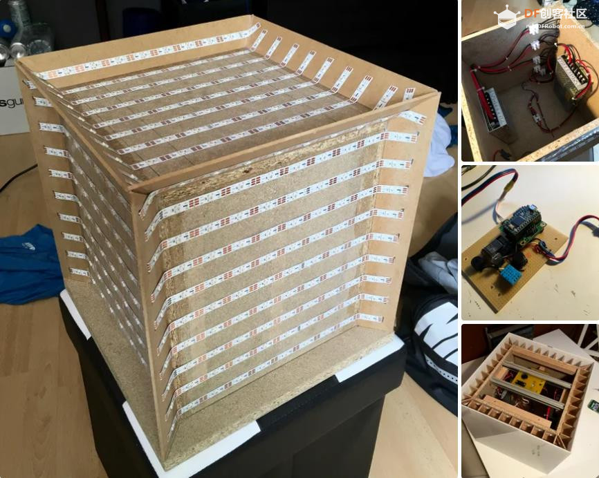 【Arduino 动手做】100颗WS2812 LED 构建了一个 10x10 LED 魔方图4