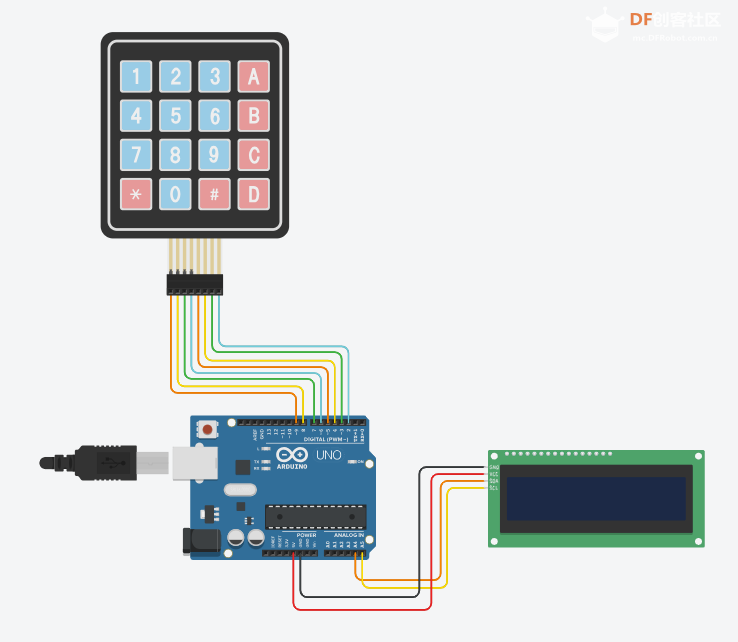 用ARDUINO UNO作为控制器制作的四则运算计算器图2