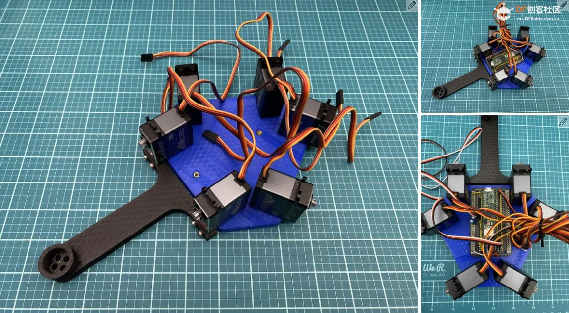 【Arduino 动手做】全向旋转和平移的六轴球平衡机器人图10