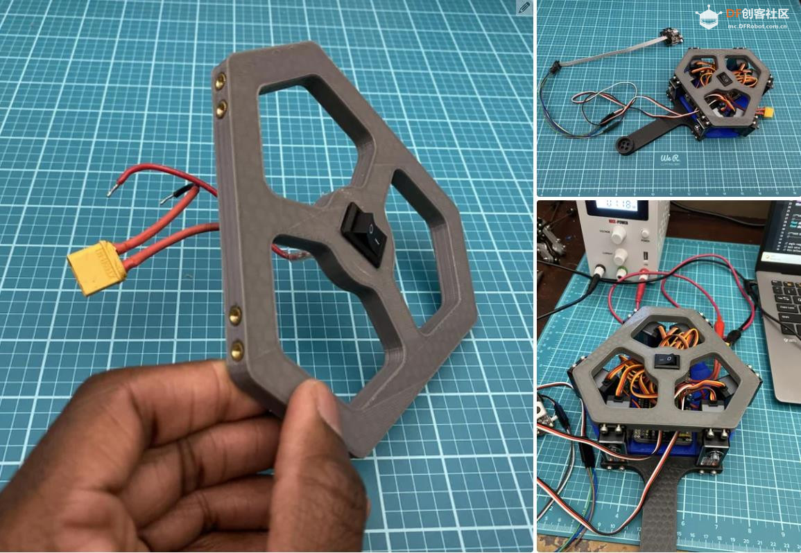 【Arduino 动手做】全向旋转和平移的六轴球平衡机器人图12