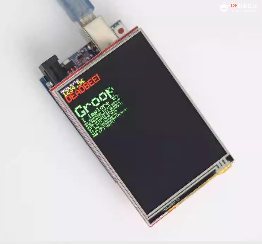 【花雕学编程】Arduino动手做（214）---3.5寸TFT触摸彩屏...图1