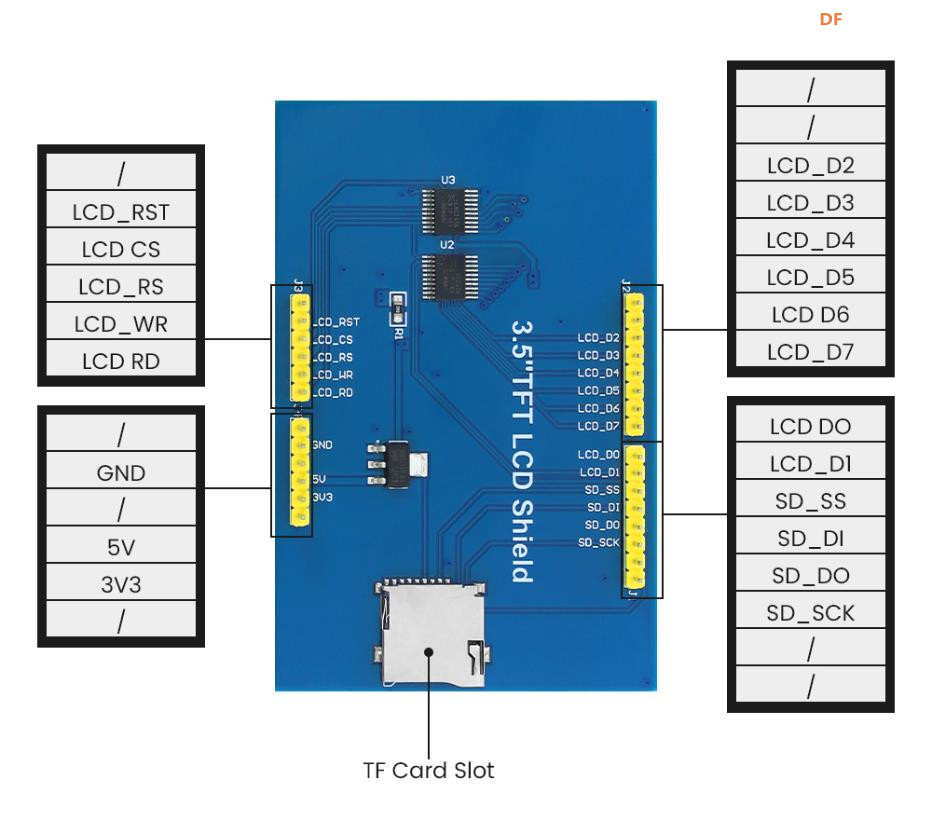 【花雕学编程】Arduino动手做（214）---3.5寸TFT触摸彩屏...图2