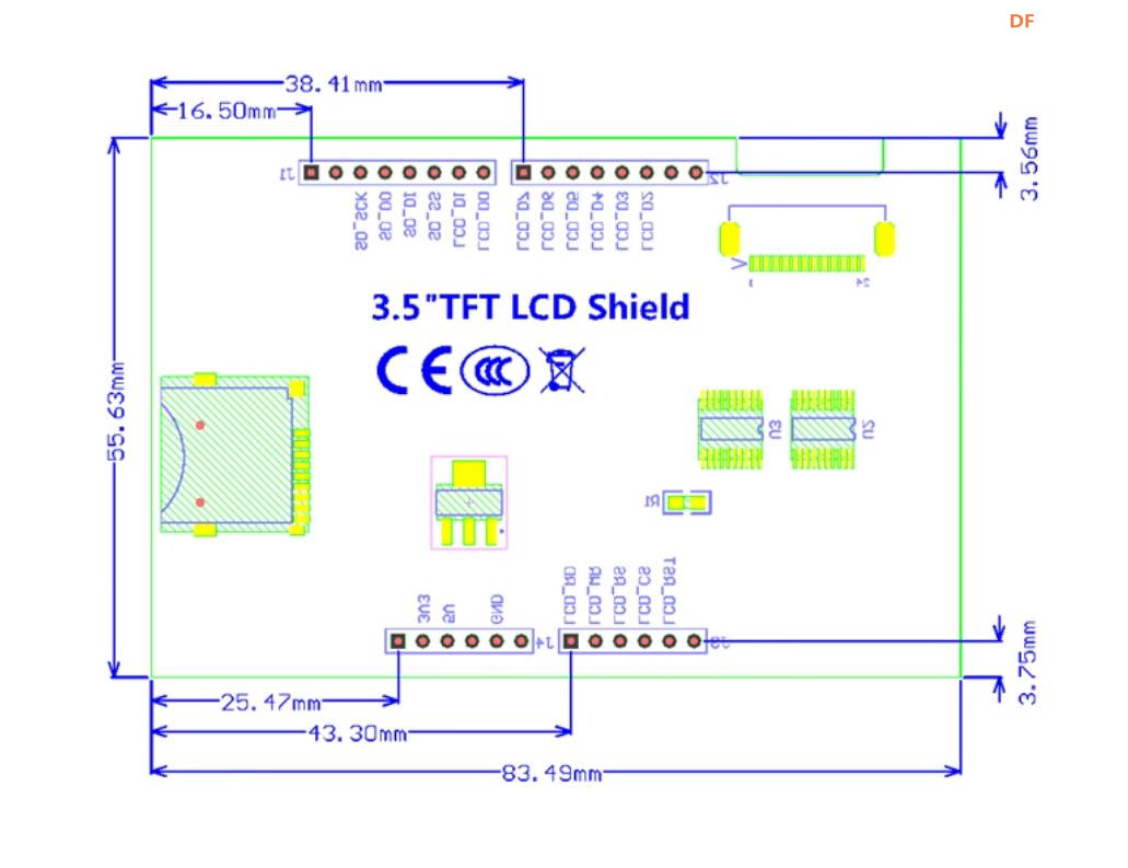 【花雕学编程】Arduino动手做（214）---3.5寸TFT触摸彩屏...图7