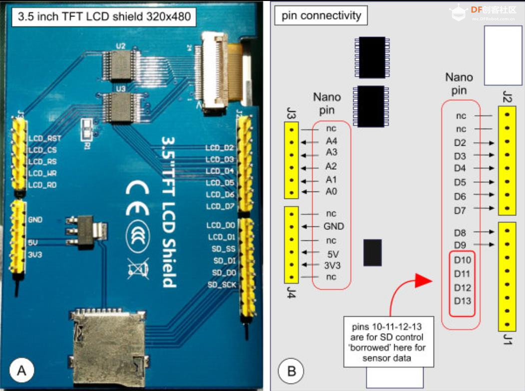 【花雕学编程】Arduino动手做（214）---3.5寸TFT触摸彩屏...图4