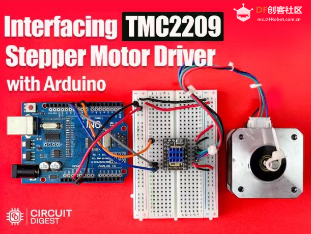 【Arduino 动手做】Arduino TMC2209的方向和步进控制图1
