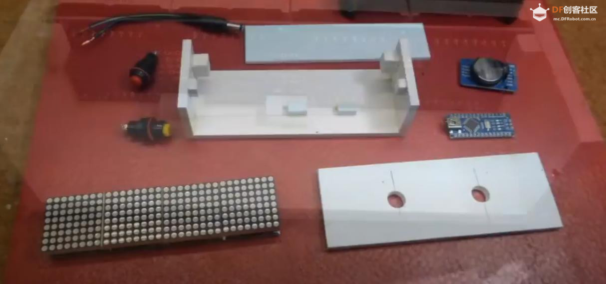 【Arduino 动手做】多功能 Mini LED 矩阵模块 32x8 时钟图4
