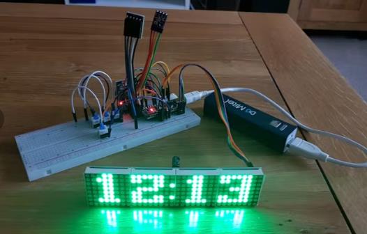 【Arduino 动手做】带BME280、BH1750和ESP01的LED矩阵NTP时钟图4