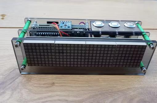 【Arduino 动手做】带BME280、BH1750和ESP01的LED矩阵NTP时钟图12