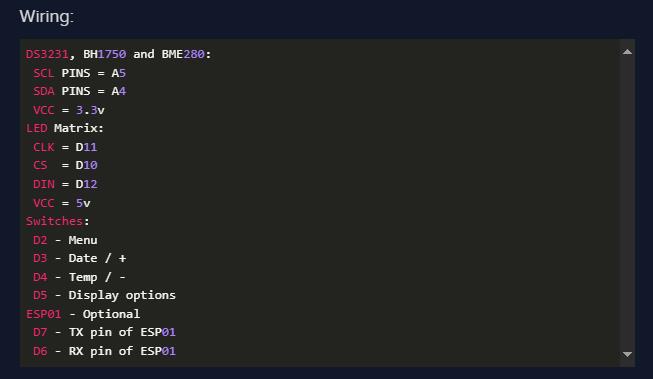 【Arduino 动手做】带BME280、BH1750和ESP01的LED矩阵NTP时钟图13
