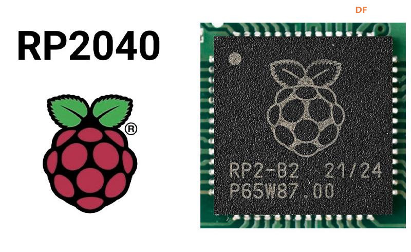 【花雕学编程】Arduino动手做（258）--树莓Pico游戏开发板图1