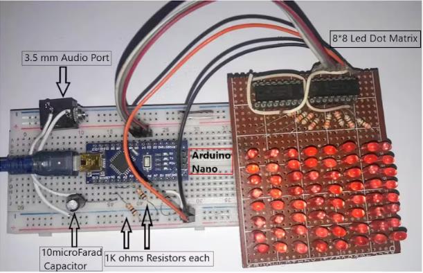 【Arduino 动手做】带有 Arduino Nano 的音乐频谱可视化器图1