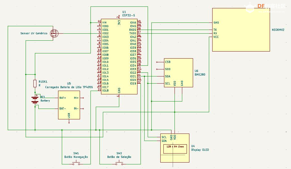 【Arduino 动手做】ESP32 便携式环境监测设备图1
