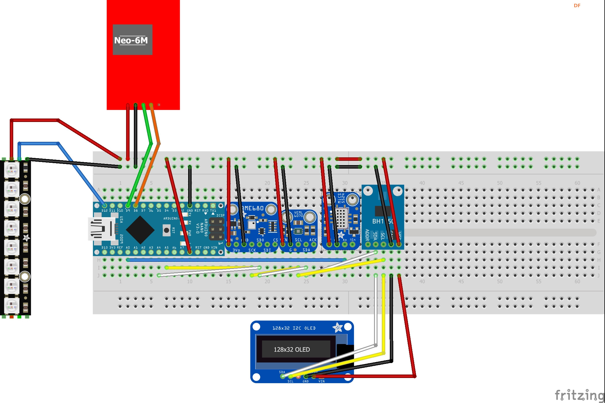 【Arduino 动手做】使用 Nano 的综合环境监测系统图10