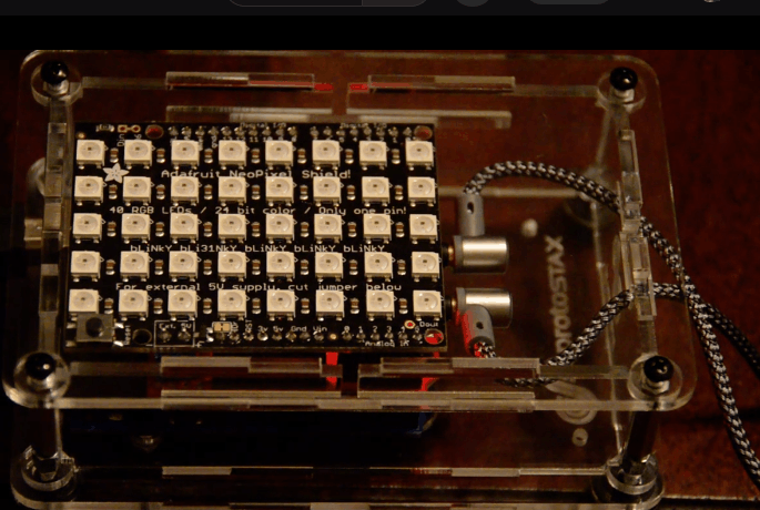【Arduino 动手做】带Arduino的RGB矩阵音频可视化工具图2