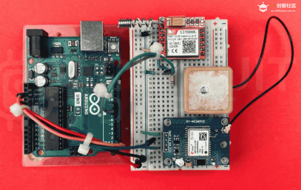 【Arduino 动手做】DIY Arduino GPS 跟踪器可以提供实时位置图1