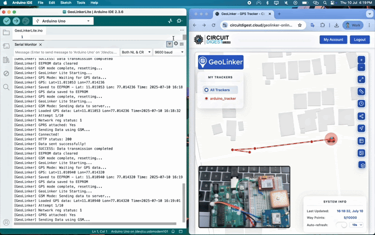 【Arduino 动手做】DIY Arduino GPS 跟踪器可以提供实时位置图4